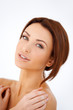 Beautiufl bare shouldered woman