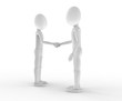 Shaking hands to seal the deal