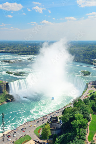 Photo: Horseshoe Falls aerial view Horseshoe Falls aerial view