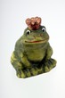 Froschkönig auf weißem Hintergrund