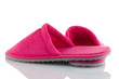 A pair of pink slippers