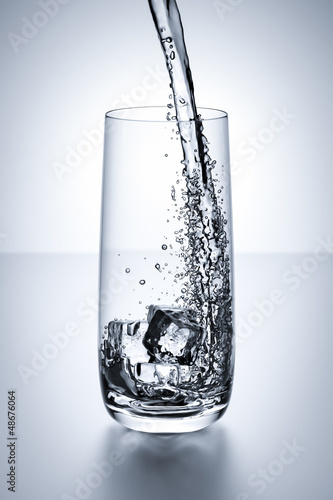 Illustration: glass of water glass of water
