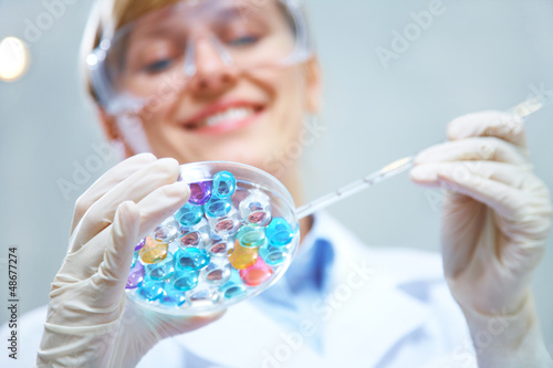 Photo: Researcher working Researcher working