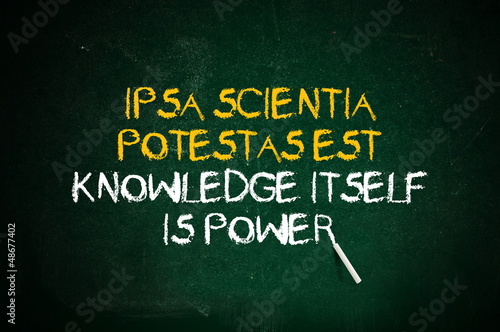 Illustration: Knowledge is power Knowledge is power