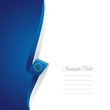 EU left side brochure cover vector