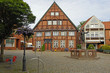 Marktplatz  mit Färberhaus in Lütjemburg