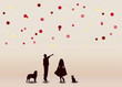 Cheerful children with colorful balls