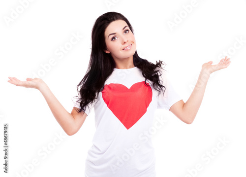 Photo: woman with heart woman with heart
