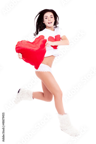 Photo: jumping woman jumping woman