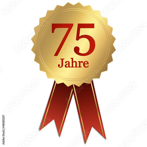Vector: Jubiläum - 75 Jahre Jubiläum - 75 Jahre