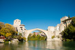 Foto: Ancient bridge over neretva river in Mostar Ancient bridge over neretva river in Mostar