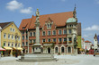 Marienplatz mit Rathaus, Mindelheim