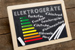 Photo: Energieeffizienzklassen bei Elektrogeräten Energieeffizienzklassen bei Elektrogeräten