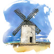 Illustration: Spanish windmill Spanish windmill