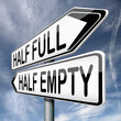 half empty or full
