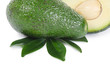 Photo: Fresh avocado isolated on white background Fresh avocado isolated on white background