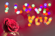 Photo: Rose with a message I LOVE YOU Rose with a message I LOVE YOU