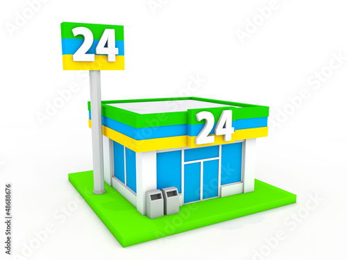 Illustration: Convenience store Convenience store
