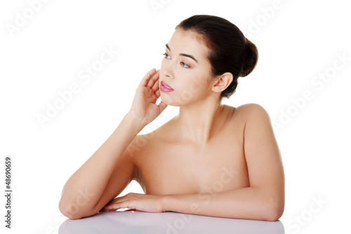 Photo: Portrait of a beautiful female model Portrait of a beautiful female model