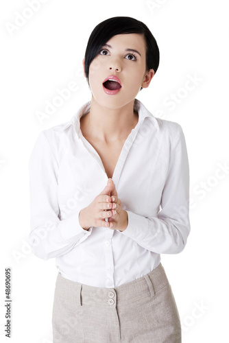 Photo: Shocked businesswoman Shocked businesswoman