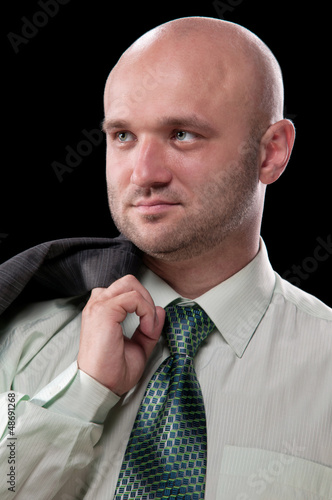 Photo: man in business suit man in business suit