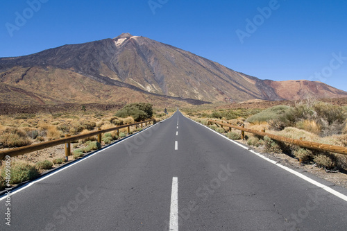 Photo: Road to Mount Teide Road to Mount Teide