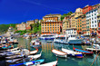 colorful Camogli, Ligurian coast, Italy