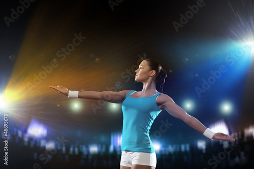 Photo: Fitness woman exercising Fitness woman exercising