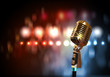audio microphone retro style