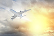 Foto: Image of airplane in sky Image of airplane in sky