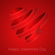 Ribbon Valentin's heart. Freash motive.