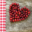 herz aus cranberry
