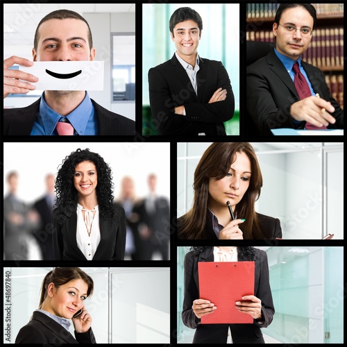 Photo: Business people collection Business people collection