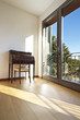 beautiful apartment, interior, classic deck