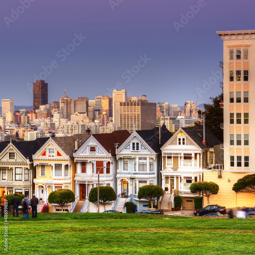 Photo: Alamo Square at twilight Alamo Square at twilight