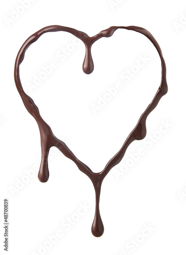 Photo: Molten chocolate heart Molten chocolate heart