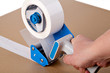 Packaging tape dispenser