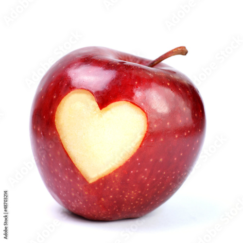 Photo: Apfel, Herz Apfel, Herz