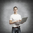 men with laptop