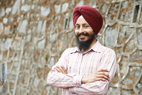 Photo: Young adult indian sikh man Young adult indian sikh man
