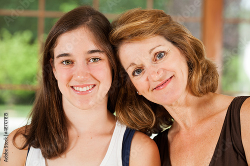 Photo: Mother and daughter portrait Mother and daughter portrait