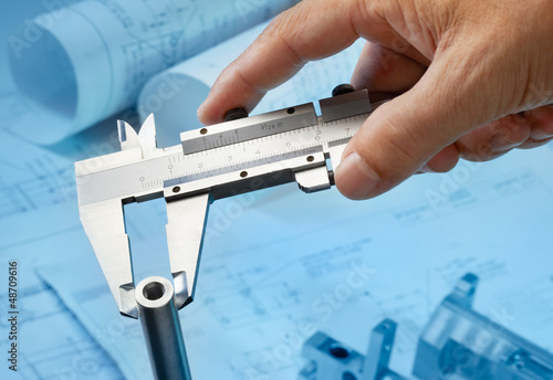 Photo: using caliper using caliper