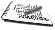 Advertising word cloud