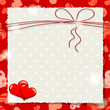 Valentine heart pattern and background, vector