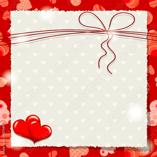 Vector: Valentine heart pattern and background, vector Valentine heart pattern and background, vector