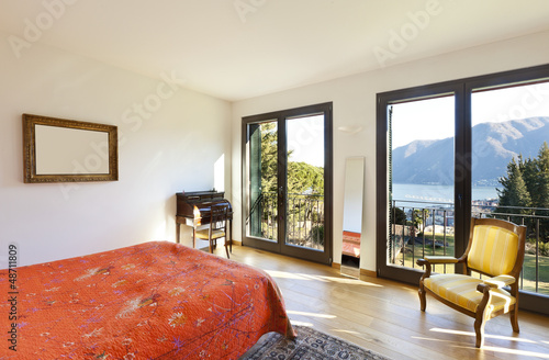 Photo: beautiful apartment, interior, bedroom beautiful apartment, interior, bedroom