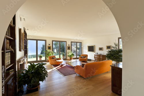 Photo: beautiful apartment, interior, living room beautiful apartment, interior, living room