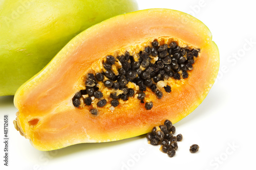 Photo: Papaya Nahaufnahme Papaya Nahaufnahme