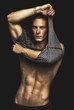Unveiling his chiselled features