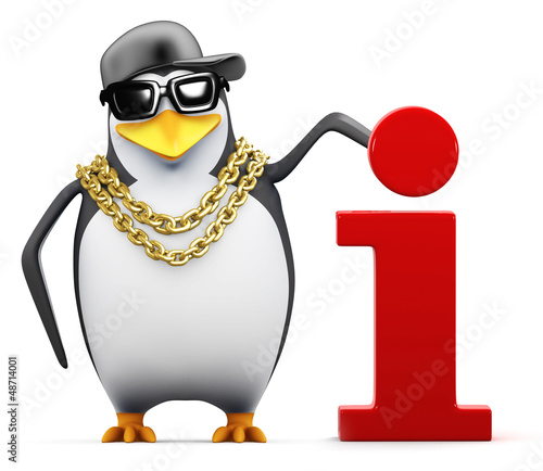 Illustration: Penguin rapper has some useful information Penguin rapper has some useful information